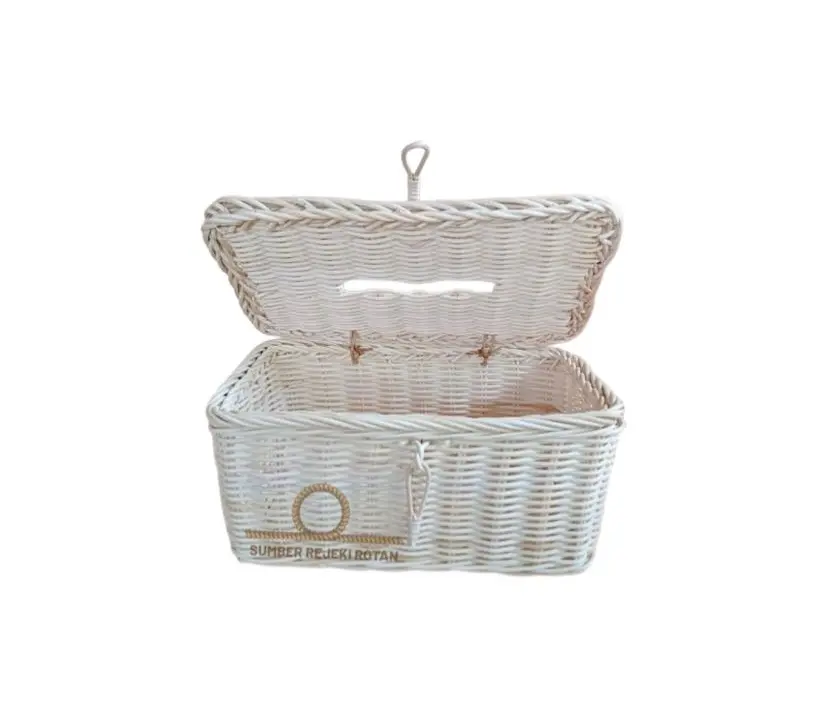RATTAN TISUE BOX