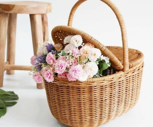 [FLOWER BASKET RATTAN] FLOWER BASKET RATTAN